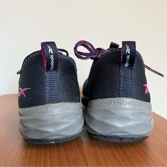 Reebok Astroride Work Women’s Steel Toe Athletic Shoes Navy Purple Size 6.5W - Picture 4 of 8